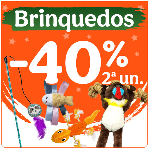 Tootoy: 40% de desconto na 2.ª unidade de brinquedos para o seu patudo.