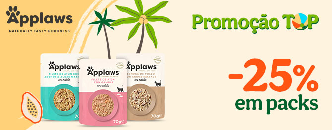 25% de desconto no pack de 24 unidades de comida húmida Applaws para gatos — Tiendanimal