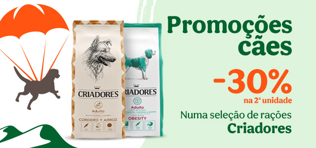 Promoções cães: -30% na 2ª un.na gama Original e Dietetic
