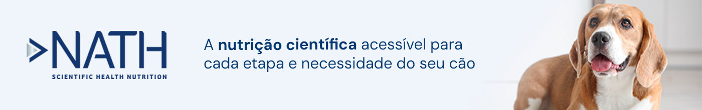 Nath - Nutrição científica acessível que oferece uma alimentação equilibrada para todas as fases da vida do seu cão.