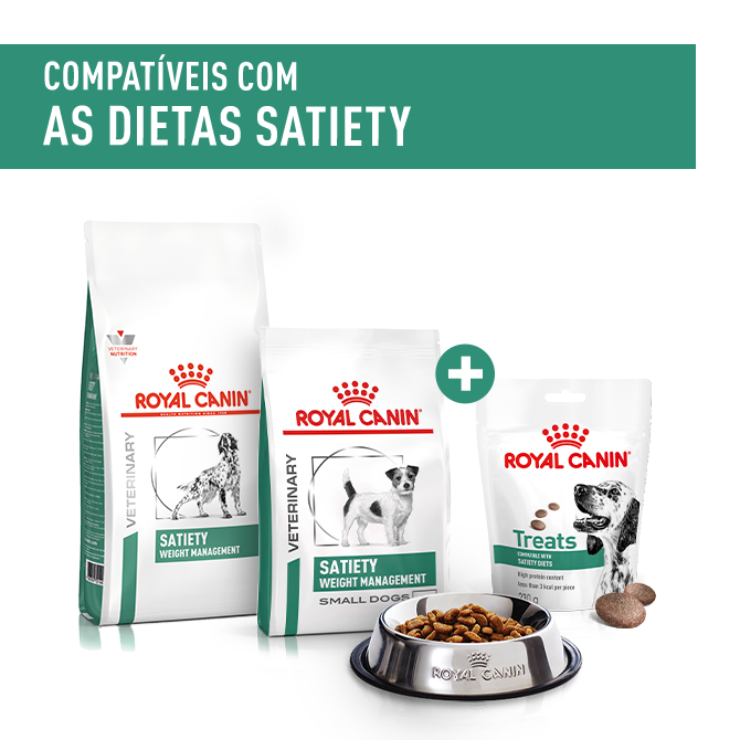 Royal Canin. Compatível com as Dietas Satiety.