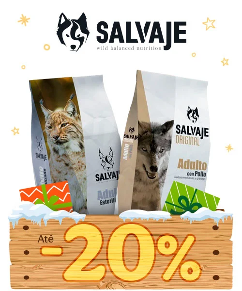 Salvaje: Até 20% de desconto.