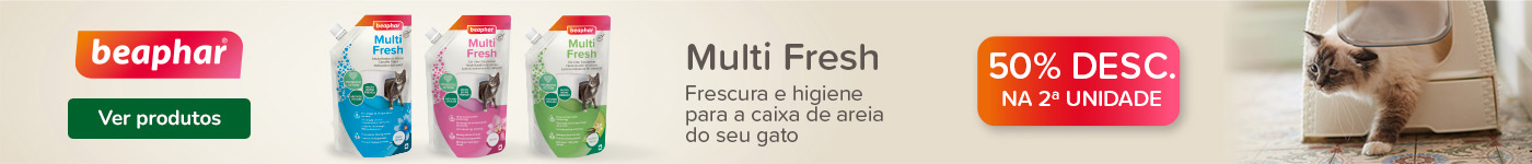 Multifresh: Perfume e higiene para el arenero de tu gato al 50% dto. en la 2ª unidad.