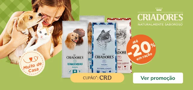 Criadores: Até 20% de desconto em ração.