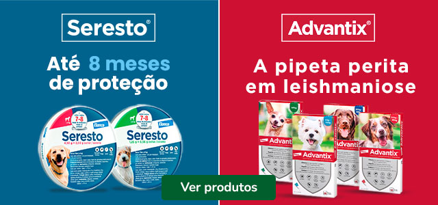 Seresto e Advantix: Coleiras e pipetas antiparasitárias para o seu patudo.