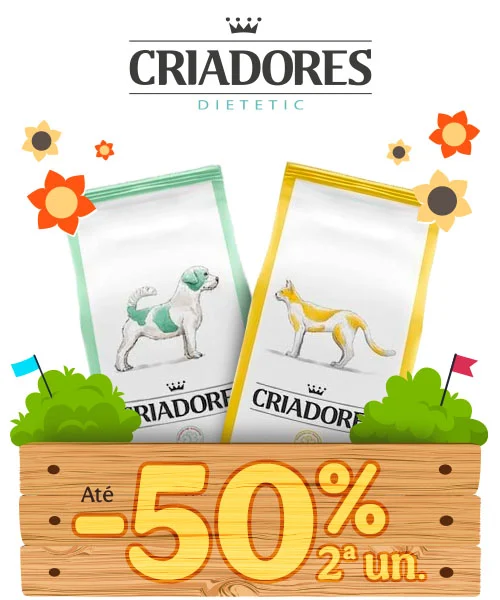 Criadores Dietetic: 50% de desconto na 2ª unidade de ração para gato