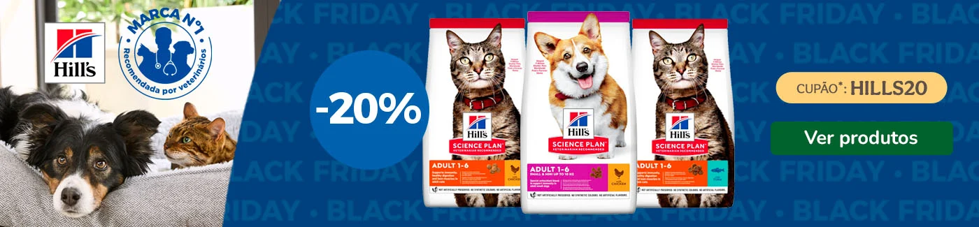 Hill's Science Plan: 20% de desconto em ração para o seu patudo.