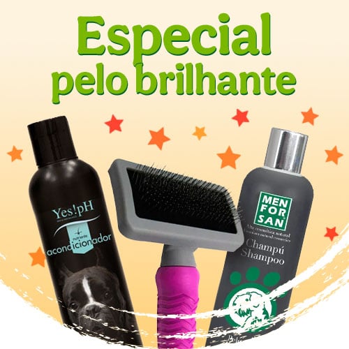 Cuide do pelo do seu animal de companhia com produtos das melhores marcas.