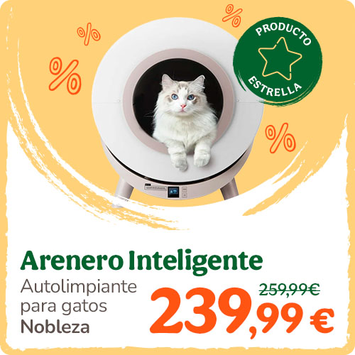 Nobleza: Arenero Autolimpiable Inteligente para Gatos con App