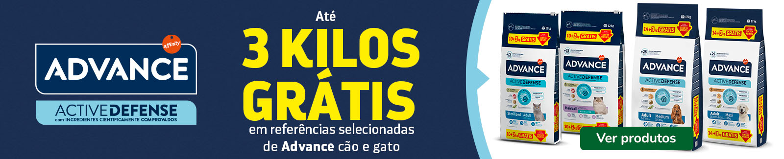 Advance: At&eacute; 3 quilos gr&aacute;tis na compra de ra&ccedil;&atilde;o para o seu patudo.