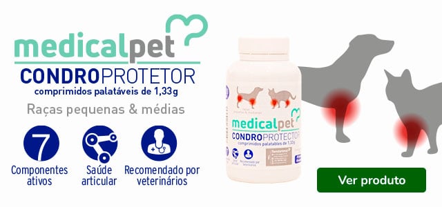 Medicalpet Condroprotetor em Comprimidos para gatos e cães de pequeno e médio porte