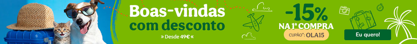 Descubra promoções mensais permanentes para patudos. Alimentação, acessórios e cuidados com descontos exclusivos.