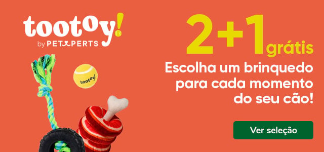 Tootoy: Brinquedos 1+1 grátis para cães.