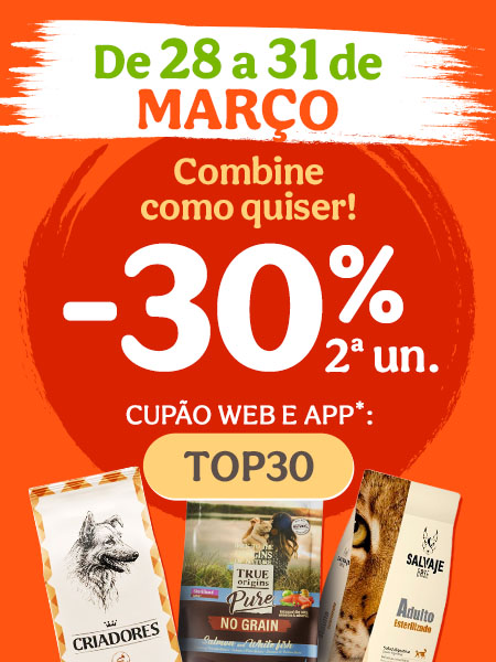 Promoção válida de 28 a 31 de março.