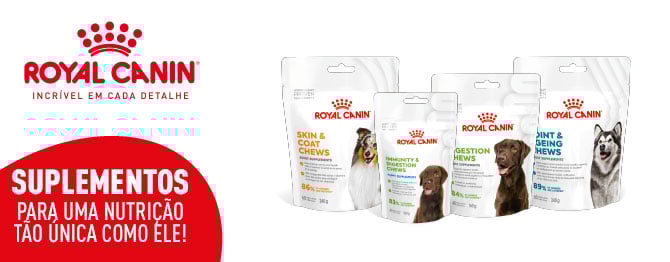 Royal Canin. Suplementos para cães.