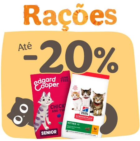 Miaumania: Até 20% de desconto em ração para gato.