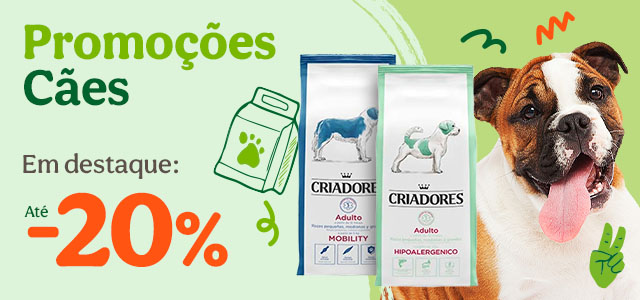 Criadores Diets: Até 20% de desconto na gama Criadores Diets. Nutrição especializada ao melhor preço!