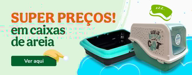 Super preços em caixas de areia para gato na Tiendanimal. Aproveite esta oferta para garantir conforto e praticidade para o seu felino!