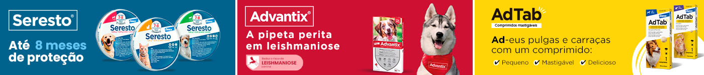 Advantix, Seresto e AdTab: Produtos Antiparasitários para o seu patudo.