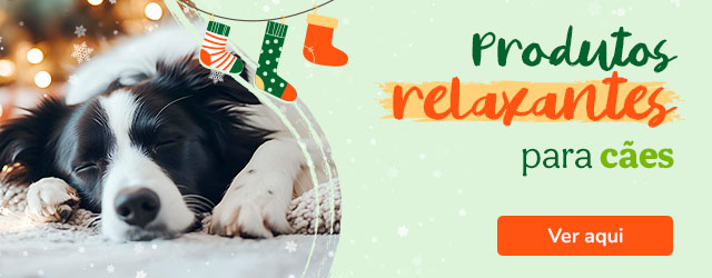 Produtos relaxantes para cão.