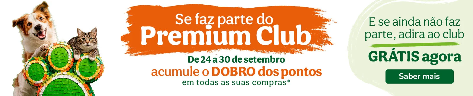 Club Premium: Obtenha pontos extra no nosso Pr&eacute;-Anivers&aacute;rio.