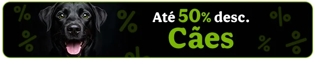 Até 50% de desconto em Promoções para Cão