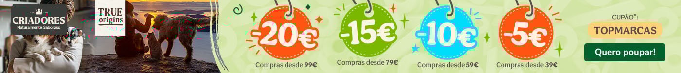 Até 20€ de desconto em Criadores e True Origins.