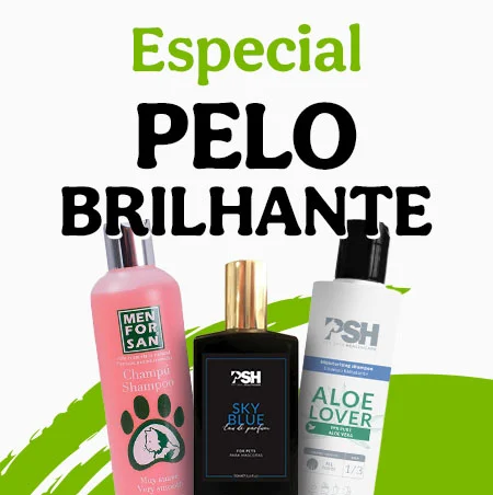 Até 20% de desconto em champôs, perfumes e condicionadores para o seu patudo.