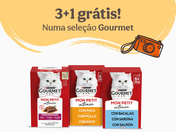 Latas Gourmet 3+1, grátis!