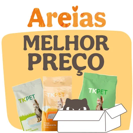 50% de desconto na 2.ª unidade em areias para gatos.