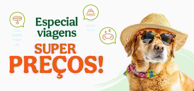 Especial Viagens na Tiendanimal: Ofertas incríveis em acessórios e produtos para viagens com o seu pet. Aproveite esta promoção e viaje com conforto e segurança para o seu amigo de quatro patas!