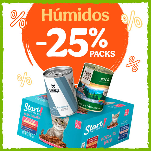 25% de desconto em húmidos para o seu patudo