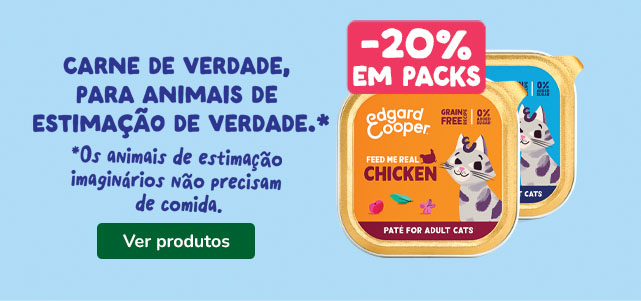Edgard & Cooper: 25% de desconto em packs de alimento húmido para gato.