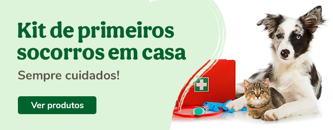 Kit primeiros socorros para o seu amigo