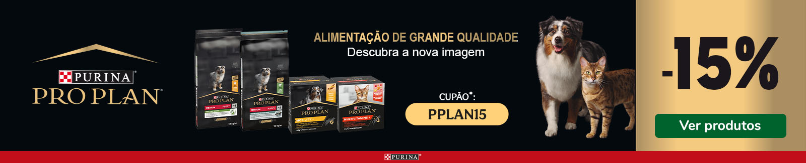 15% dto en pienso para perro Pro Plan y suplementos