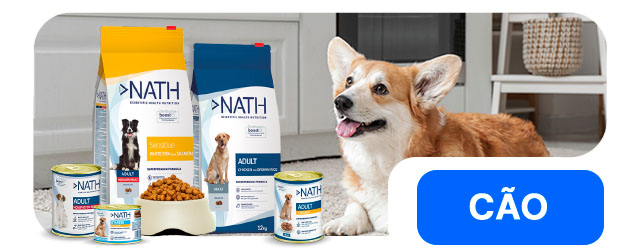 Nath - A nutrição científica acessível para cada etapa e necessidade do seu cão Nath - A nutrição científica acessível para cada etapa e necessidade do seu cão