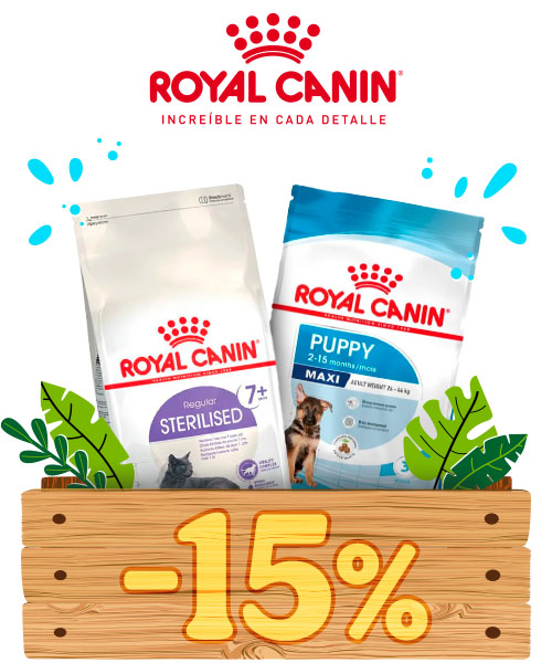 Royal Canin: 15% dto en pienso para tu peludo.