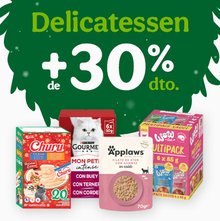 Mais de 30% de desconto em húmidos saborosos.