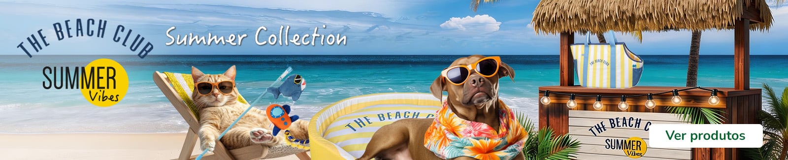 Summer Vibes: Sele&ccedil;&atilde;o de ver&atilde;o para o seu animal de estima&ccedil;&atilde;o.