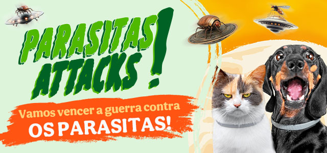 Proteja o seu patudo com os melhores antiparasitários. Promoções especiais em coleiras, comprimidos e pipetas antiparasitárias para cão e gato.