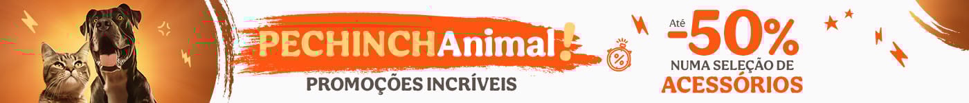 Pechinchanimal: Até 50% de desconto em acessórios para cão e gato.