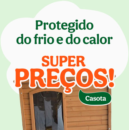 Até 20% de desconto em casotas para cão na Tiendanimal. Aproveite esta oferta para garantir um espaço confortável e seguro para o seu patudo!
