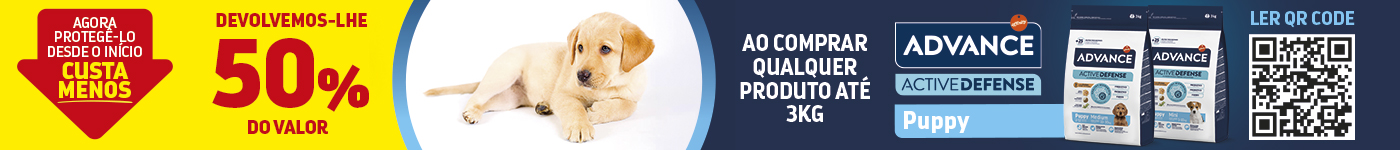 Campanha Advance: receba reembolso de 50% numa seleção de ração.