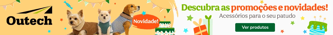 Outech, GoToo e Leeby: novidades e promoções em acessórios para cães e gatos.