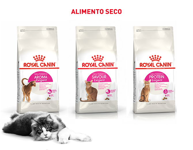 Royal Canin Exigent Savour. A ração perfeita se o seu gato tem um paladar caprichoso.