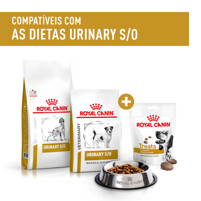 Royal Canin. Compatível com as Dietas Urinary S/O.