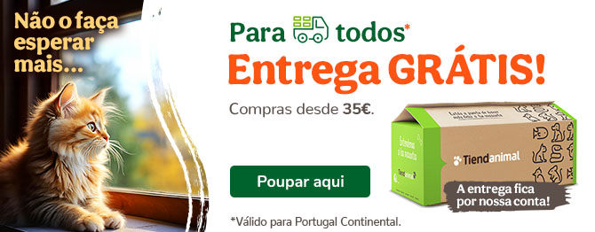 Entregas GRÁTIS em compras desde 35€