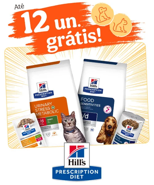 Hill's Prescription Diet: Ração para o seu patudo com oferta de alimento húmido.