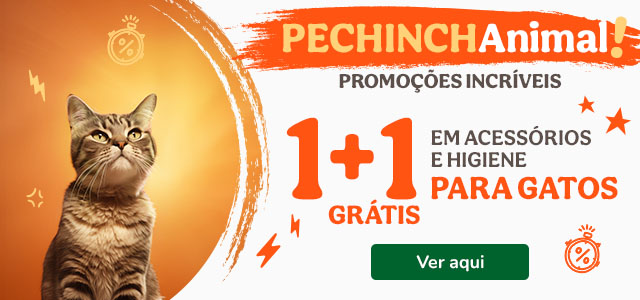 Pechinchanimal: 1+1 grátis em acessórios e higiene para o seu gato.