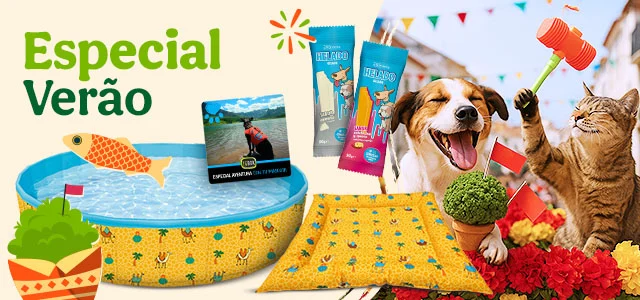 Promoções especiais em produtos para aproveitar o verão com o seu patudo, disponíveis na Tiendanimal.